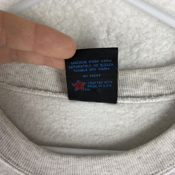 Vintage Central Michigan University Sweatshirt Mens Size XXL Gray GRAD Soffe USA - Picture 10 of 16